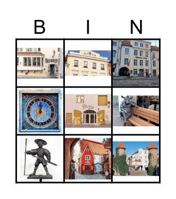 Tallinn Bingo Card