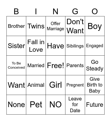 ASL Bingo 2 Bingo Card