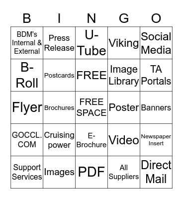 OFF SHELF MARKET BINGO Card
