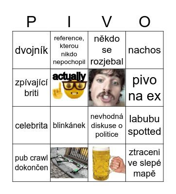 pivolez #1 Bingo Card