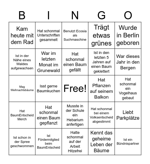 Baum Bingo Card