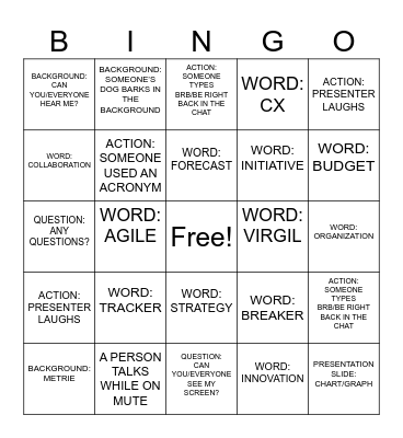 IT ALL HANDS SCAVENGER HUNT BINGO Card