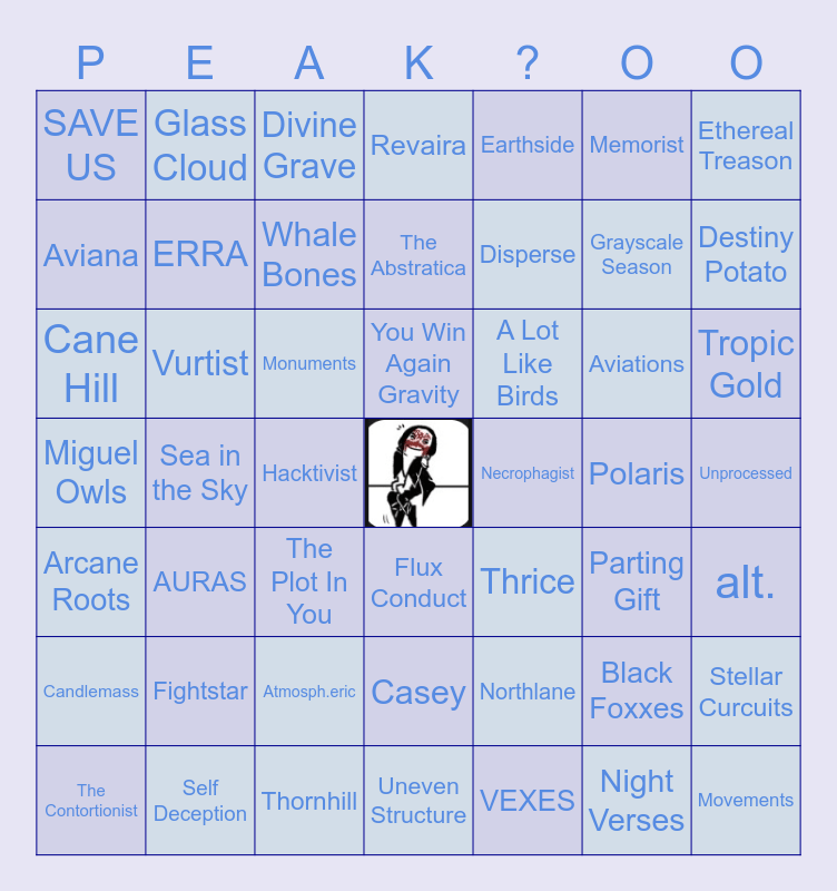 Every Band Ever [Group Eternal Streaming Session] Bingo Card