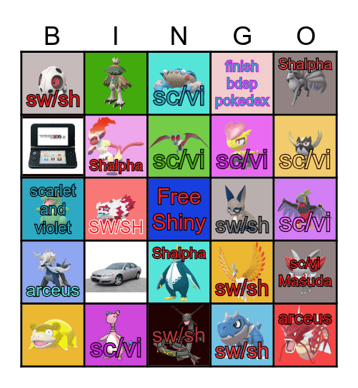 2026 Bingo Card