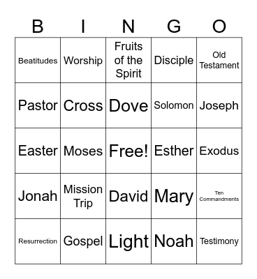 YEM Bingo Card