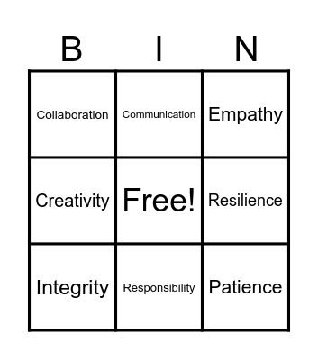 Leadership BINGO Card