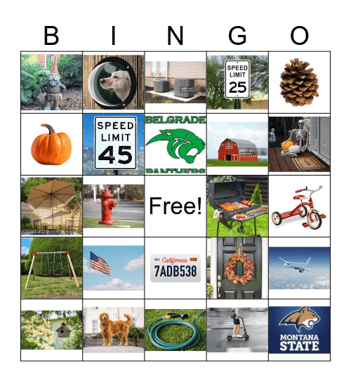 Cobblestone Bingo Card