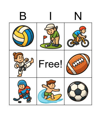 SPORTS Bingo Card