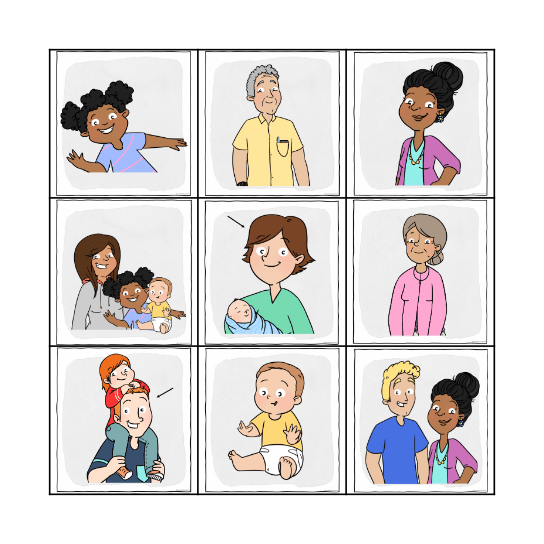 La famille Bingo Card