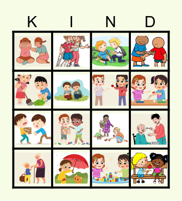 DAILY ACTS OF KINDNESS Bingo Card