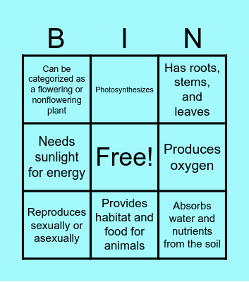 Plant-tastic Bingo! Bingo Card
