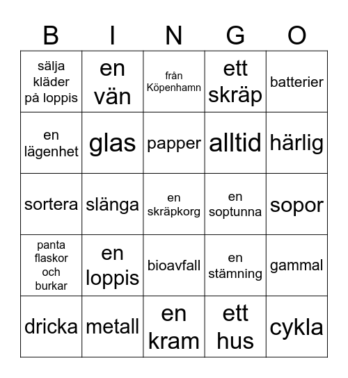 Trampolin 5: Kappale 3 Bingo Card