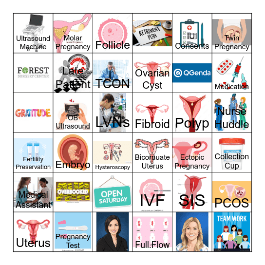 CENTER FOR REPRODUCTIVE HEALTH Bingo Card