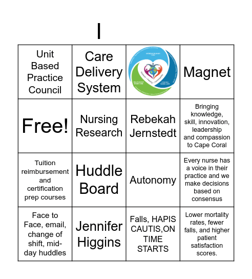 Magnet Bingo Card