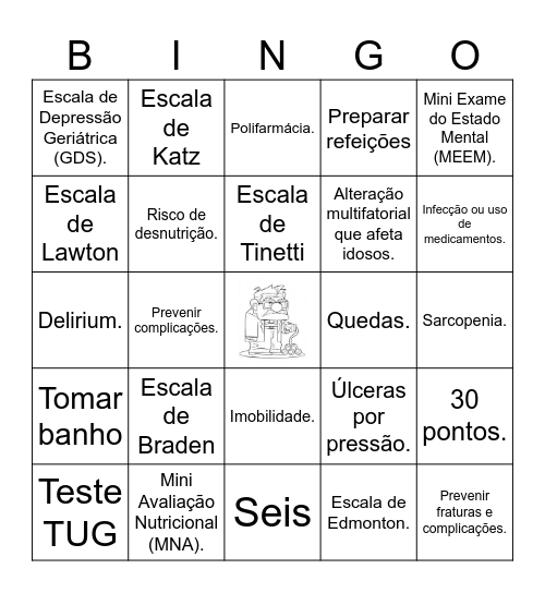 BINGO GERIÁTRICO Bingo Card