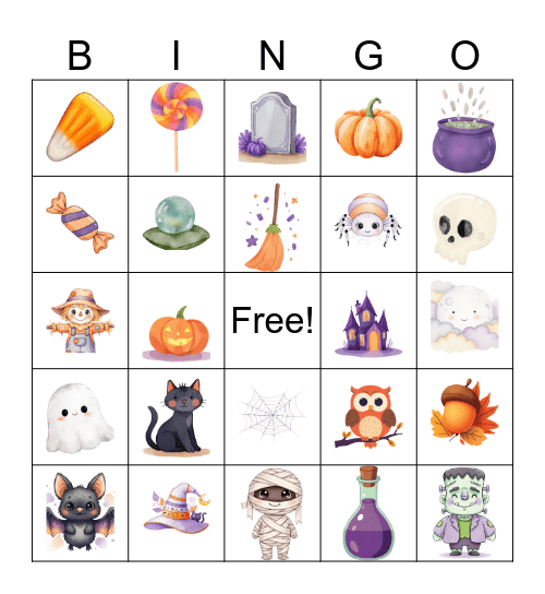 HALLOWEEN Bingo Card