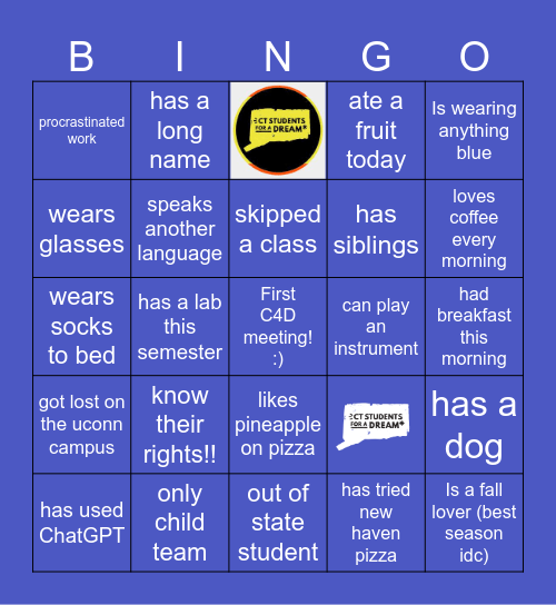 C4D BINGO! Bingo Card