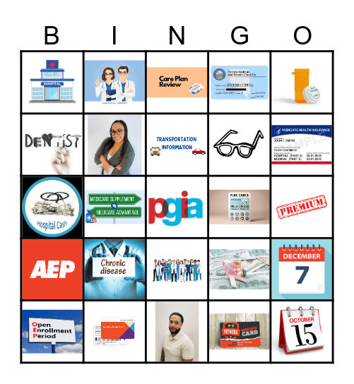 Lets Play INSURANCE BINGO Card