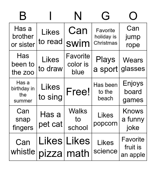 ****Buddy Bingo***** Bingo Card