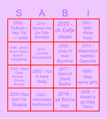 27BINGO Card