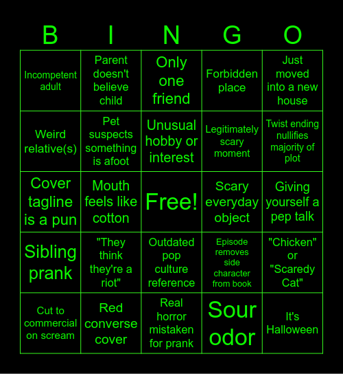 GooseBingo Card
