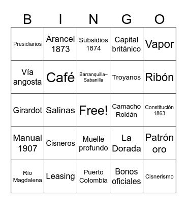BINGO SF Bingo Card