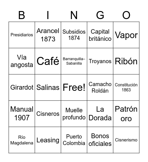 BINGO SF Bingo Card