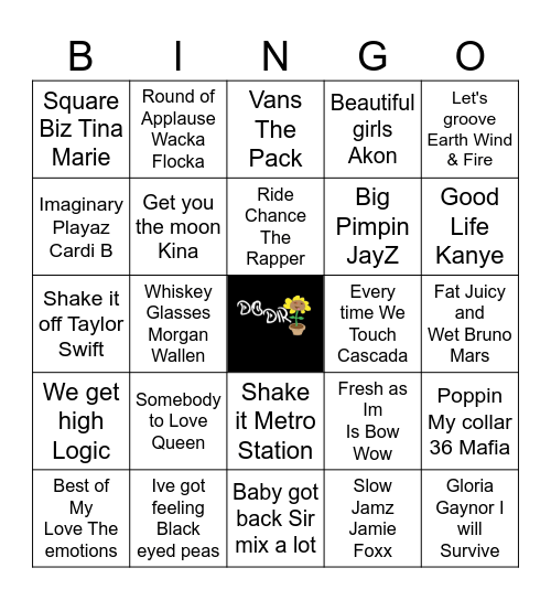 Beats And Bingo Round 4 Bingo Card