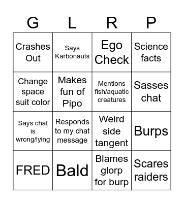 Karbon Bingo Card