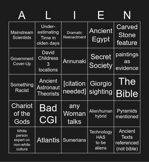 ANCIENT AYYYY LEONS Bingo Card