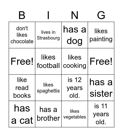 FIND SOMEONE WHO ... Bingo Card