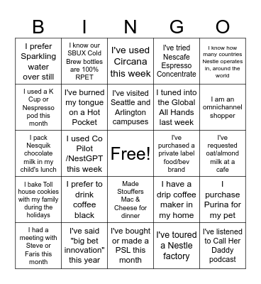 CDMI Sip & Share Autumn Sips Bingo Card