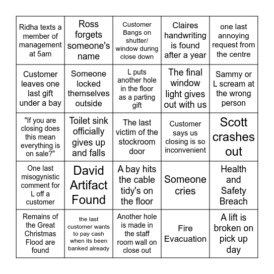 RIP Menkind SIlverburn Bingo Card