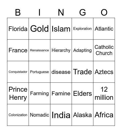 SUPER BOOM Bingo Card