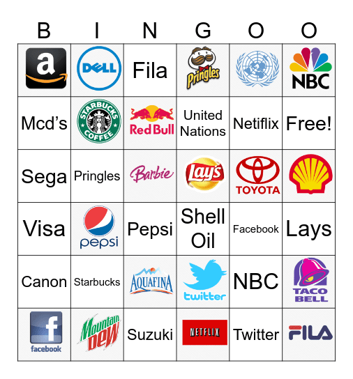 Logos Quiz Aticod Bingo Card