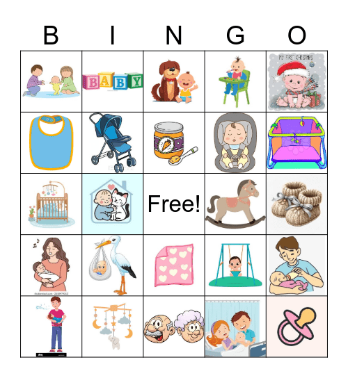 BABY BARSANTI BUSCH BINGO BASH Bingo Card