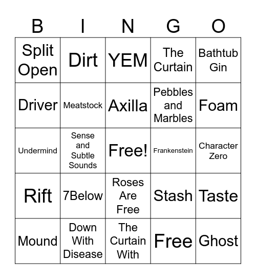 ATL 9/17/25 Bingo Card