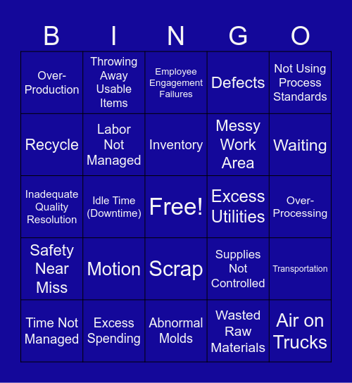 TIMWOOD ELIMINATES Bingo Card