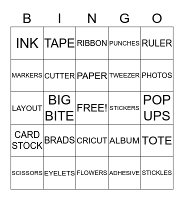 NSD- 2013 Bingo Card