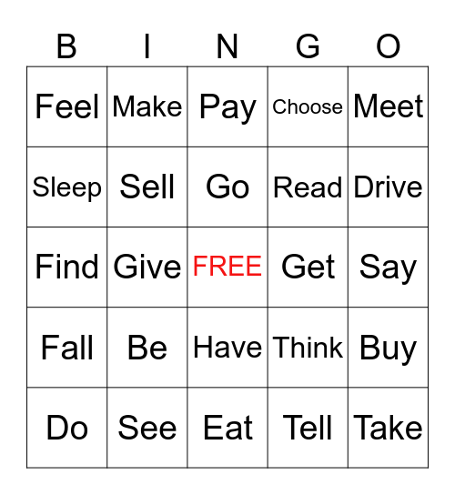 Bingo #1 Bingo Card
