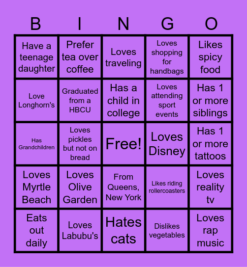 Housing & Residence Life Retreat Bingo Card