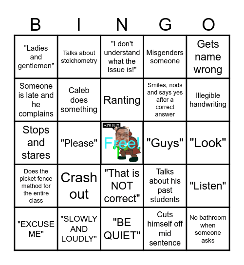 Mr. Stevenson P4 Bingo Card