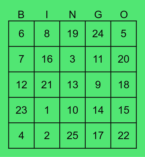 SOLAT JEMAAH Bingo Card