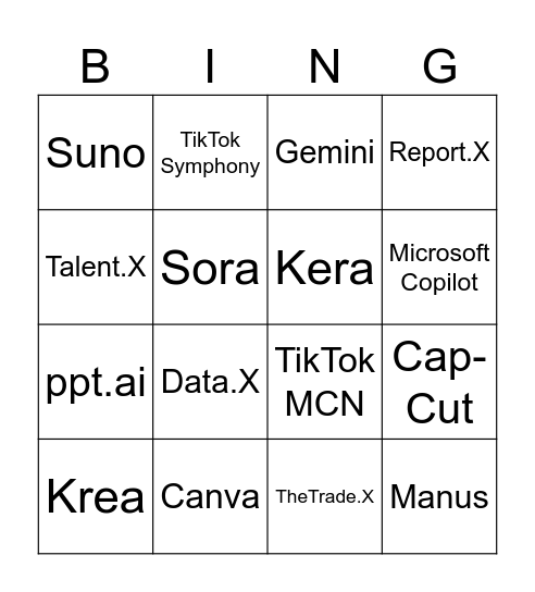 Seminar Bingo Card