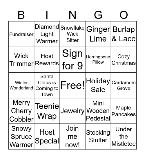 Gold Canyon Bingo Card