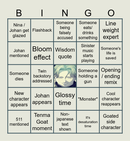 1.0 Monster Bingo Card
