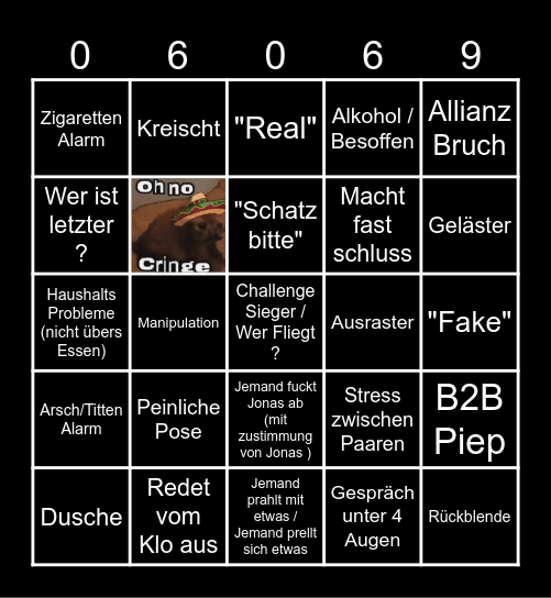 Sommerhaus Bingo Card