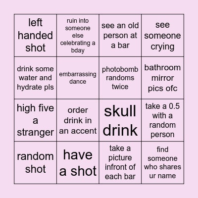 tias 19th!!! Bingo Card