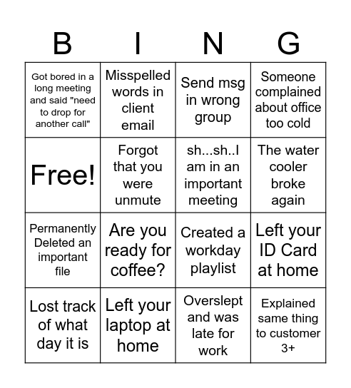 Knowing your Peers Bingo Card
