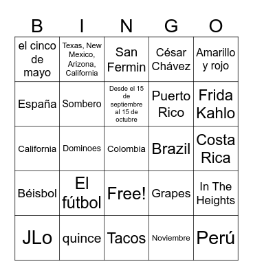 TRIVIA ~ Reunión de septiembre Bingo Card
